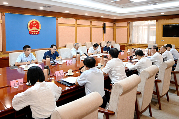 全國人大常委會預算工委調(diào)研組到山東開展專題調(diào)研