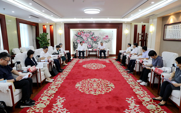 蔡達峰會見中共湖北省委統(tǒng)戰(zhàn)部一行